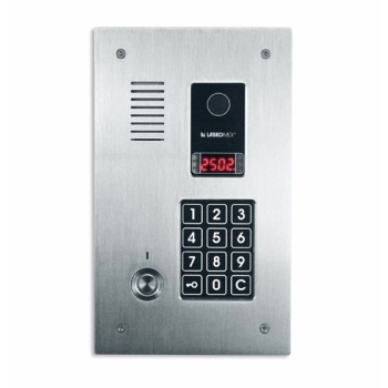 Laskomex CP-2523TP INOX - Panel audio pIonowy, ze stali nierdzewnej, z czytnikiem kluczy „Dallas”